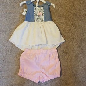 Girls Toddler ARTISAN NY 2 pc open back short set